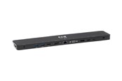 Stacja dokująca - Tripp Lite Triple-Monitor USB C Dock USB C Docking Station with 4K HDMI & DisplayPort VGA - USB-A/C GbE 100W PD Black - docking station - USB-C 3.1 / Thunderbolt 3 - VGA HDMI DP - GigE - U442-DOCK7D-B