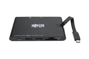 Stacja dokująca - Tripp Lite USB-C Laptop Docking Station - HDMI VGA GbE 4K @ 30 Hz Thunderbolt 3 USB-A USB-C PD Charging 3.0 Black - docking station - USB-C 3.1 / Thunderbolt 3 - VGA HDMI - GigE - U442-DOCK3-B