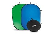 Akcesoria foto i wideo - Hama "2in1" Folding Background Green/Blue 150 x 200 cm - 21570