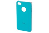 Telefon - Pokrowiec i etui - Hama "Shiny" Mobile Phone Cover for Apple iPhone 4/4S light turquoise - 115363
