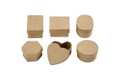 Artykuly Artystyczne & Rzemieslnicze - Creativ Company Storage boxes Papier maché Small 6pcs. - 268003