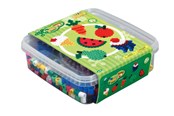 Kreatywne gry - Hama Beads - Maxi - 600 beads and 1 pegboard in box - Green - 8740