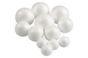 Artykuly Artystyczne & Rzemieslnicze - Creativ Company Polystyrene Balls White 12pcs. - 54305