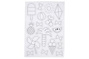 Materialy hobbystyczne - Creativ Company Color your own Magnets - Summer - 51236
