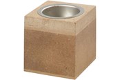 Dekoracje - Creativ Company Tea light holder Wood 6cm - 56719
