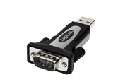 Adapter Sieciowy  (karta sieciowa, serwer druku, itp.) - LogiLink USB 2.0 adapter USB-A/M to DB9 (RS232)/M black/grey - AU0034