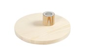 Dekoracje - Creativ Company Wooden Candlestick - 56916