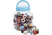 Tasmy i Kleje - Creativ Company Tape with Print in Pot 90pcs. - 24613