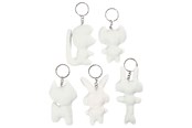 Artykuly Artystyczne & Rzemieslnicze - Creativ Company Fabric Animals Keychain 5pcs. - 49503