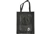 Przybory szkolne - Creativ Company Shoulder Bag with Plastic Front Black - 49982