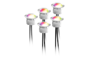 Inteligentny dom - Deltaco Smart Home decklight extension kit 5 lights warm white light and RGB silver - SH-DLEX01