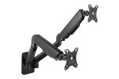 Uchwyt na monitor - LogiLink Dual monitor wall mount 17–32" gas spring 90–540 mm - BP0146