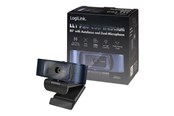Kamera internetowa - LogiLink HD USB webcam Pro 80° dual microphone auto focus privacy cover - UA0379