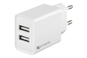 Telefon - Adapter i Ładowarka - 4smarts VoltPlug Dual - 465559