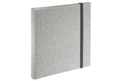 Album na zdjecia i archiwizacja - Hama "Tessuto" Jumbo Album 30x30 cm 60 White Pages - Grey - 3846