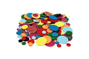 Materialy hobbystyczne - Creativ Company Foam Shapes Glitter Circles 150pcs. - 790220
