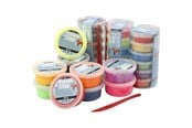 Materialy hobbystyczne - Creativ Company Foam Clay - Assorted Colours - 28 tubs - 78816