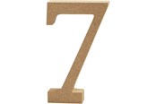 Artykuly Artystyczne & Rzemieslnicze - Creativ Company Number 7 MDF 8cm 1pc. - 56398