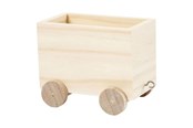 Zabawki drewniane - Creativ Company Wooden Train Wagon - 57978