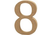 Artykuly Artystyczne & Rzemieslnicze - Creativ Company Number 8 MDF 13cm 1pc. - 56346
