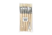 Materiały hobbystyczne - Creativ Company Wooden brushes - Nr. 20 Short handle 12pcs. - 10620