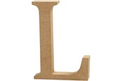 Artykuły Artystyczne & Rzemieślnicze - Creativ Company Letter L MDF 8cm 1pc. - 56371