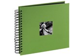 Album na zdjecia i archiwizacja - Hama "Fine Art" Spiral Album 28 x 24 cm 50 Black Pages apple green - 94875