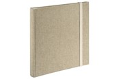 Album na zdjecia i archiwizacja - Hama "Tessuto" Jumbo Album 30x30 cm 60 White Pages beige - 3847