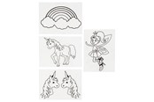 Artykuly Artystyczne & Rzemieslnicze - Creativ Company Shrink film with Motifs Unicorn - 790711