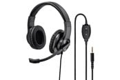 Sluchawki, zestaw sluchawkowy - Hama "HS-P350" PC Office Headset Stereo black - 139926