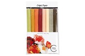 Papier, papier fotograficzny i etykiety - Creativ Company Crepe Paper Pastel Colors 8 Sheets - 209002