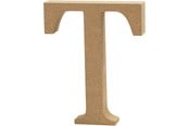 Artykuly Artystyczne & Rzemieslnicze - Creativ Company Letter T MDF 8cm 1pc. - 56379