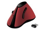 Myszka - LogiLink Ergonomic vertical mouse wireless 2.4 GHz red - Vertical mouse - Optyczny - 5 - Czerwony - ID0159