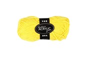 Przędza i akcesoria - Creativ Company Acrylic Yarn Yellow 50gr 80m - 421790