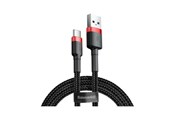 Kabel USB - Baseus Cafule 1 m USB-A to USB-C Nylon Cable - CATKLF-B91