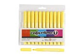 Przybory do pisania i rysowania - Creativ Company Lemon yellow Jumbo markers 12pcs. - 37337