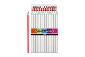 Przybory do pisania i rysowania - Creativ Company Triangular Jumbo colored pencils - Pink 12pcs. - 38173