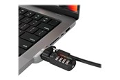 Akcesoria komputerowe - Compulocks MacBook Pro M1 14-inch Lock Adapter With Combination Lock - MBPR14LDG01CL