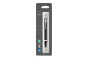 Przybory do pisania i rysowania - Parker IM Ballpoint Pen | Black Lacquer with Chrome Trim | Medium Point Blue Ink Refill - 1975554