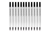 Przybory do pisania i rysowania - Parker Rollerball Pen Ink Refills | Fine | Black QUINK Ink | 12 Count - 1950277