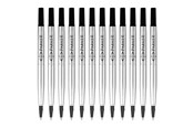 Przybory do pisania i rysowania - Parker Rollerball Pen Refills | Medium Point | Black QUINK Ink | 12 Count - 1950278