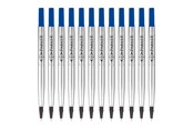 Przybory do pisania i rysowania - Parker Rollerball Pen Refills | Fine Point | Blue QUINK Ink | 12 Count - 1950279