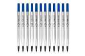Przybory do pisania i rysowania - Parker Rollerball Pen Refills | Medium Tip | Blue QUINK Ink | 12 Count - 1950311