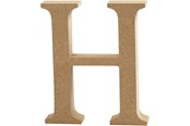 Artykuly Artystyczne & Rzemieslnicze - Creativ Company Letter H MDF 8cm 1pc. - 56367