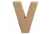 Artykuly Artystyczne & Rzemieslnicze - Creativ Company Letter Papier-mache Small - V - 26660