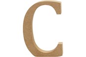 Artykuly Artystyczne & Rzemieslnicze - Creativ Company Letter C MDF 8cm 1pc. - 56362