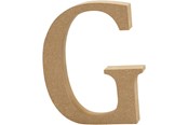 Artykuly Artystyczne & Rzemieslnicze - Creativ Company Letter G MDF 8cm 1pc. - 56366