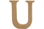Artykuly Artystyczne & Rzemieslnicze - Creativ Company Letter U MDF 8cm 1pc. - 56380