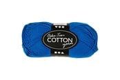Przedza i akcesoria - Creativ Company Cotton yarn Cobalt blue 50gr 170m - 431270