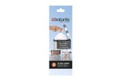 Akcesoria do czyszczenia - brabantia Size B - trash can liner - 5 L - high-density polyethylene (HDPE) - white - pack of 12 x 20 - 311741